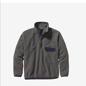 Patagonia men’s snap t Synchilla fleece pullover